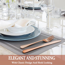 Load image into Gallery viewer, 24 Pcs Silverware Set with Steak Knives Service for 4,Stainless Steel Flatware Set,Mirror Polished Cutlery Utensil Set,Home Kitchen Eating Tableware Set,Include Fork Knife Spoon Set,Dishwasher Safe