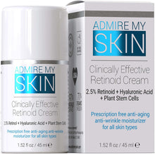 Load image into Gallery viewer, Admire My Skin Potent Retinoid Cream - Anti Aging Retinol Cream Moisturizer to Help Clear Acne Prone Skin, Eliminate Wrinkles and Provide You With That Healthy Youthful Glow