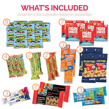 Load image into Gallery viewer, Snack Box Variety Pack (40 Count) Father&#39;s Day Candy Gift Basket - College Student Care Package, Prime Food Arrangement Chips, Cookies, Bar&#39;s - Easter, Birthday Treat for Women, Men, Adults, Teens, Kids