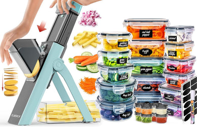 Mandoline + 50 Pack - Food Container