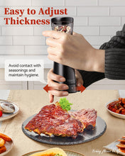 Load image into Gallery viewer, Electric Salt and Pepper Grinder, Stainless Steel Rechargeable Salt and Pepper Grinder Set with 4.5 oz Large Capacity, 1.8&quot; Wide Mouth, Adjustable Coarseness, Ideal for Kitchen