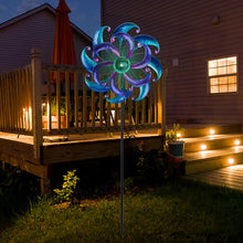 Load image into Gallery viewer, WONDER GARDEN Wind Spinners Outdoor - 2 Pack Small Metal Flamingo Wind Spinner Windmill, Wind Sculpture for Yard Patio Lawn Decor