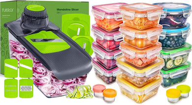 Mandoline And 34 Pack Food Container