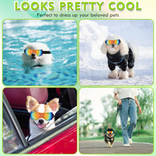 Load image into Gallery viewer, Small Dog Goggles, UV Protection Sunglasses for Small to Medium Breed Dog, Snow-Proof Windproof Goggles with Flexible Straps for Puppy Dogs (Red)