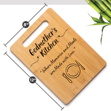 Load image into Gallery viewer, Housewarming Gifts for New Home - Bamboo Cutting Board with Engraved Message - New Home Essentials for Homeowners, Couples, Friends, or Family - Decorative Kitchen Gift Board, 12&quot; x 8&quot;
