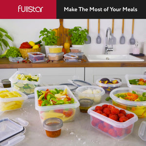 fullstar Bundle: Compact Chopper and 50pc Food Containers