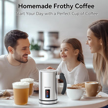 Load image into Gallery viewer, Secura Electric Milk Frother, Automatic Milk Steamer Warm or Cold Foam Maker for Coffee, Cappuccino, Latte, Stainless Steel Milk Warmer with Strix Temperature Controls