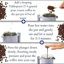 Load image into Gallery viewer, Mixpresso Stainless Steel French Press Coffee Maker 27 Oz 800 ml, Double Wall Insulated French Press Stainless Steel &amp; Tea Brewer Easy Clean &amp; Easy Press Strong Quality Metal Coffee Press.