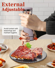 Load image into Gallery viewer, Electric Salt and Pepper Grinder, Stainless Steel Rechargeable Salt and Pepper Grinder Set with 4.5 oz Large Capacity, 1.8&quot; Wide Mouth, Adjustable Coarseness, Ideal for Kitchen