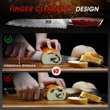 Load image into Gallery viewer, Fillet Knife 7 Inch, Damascus Steel Boning Knife, Professional Fish Fillet Knife for Meat Chicken Cutting, Meat Knife with G10 Ergonomic Handle