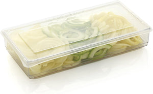 Container and Lid for Brieftons Horizontal Spiralizers
