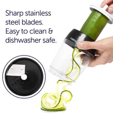 Load image into Gallery viewer, Mandoline Slicer Spiralizer &amp; Vegetable Slicer, Zucchini Noodle Maker, Onion &amp; Food Chopper, Veggie Spiral Cutter &amp; Grater (4 in 1)