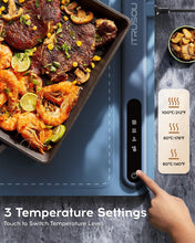 Load image into Gallery viewer, Electric Warming Tray - Full Surface Heating and Electric Griddle with Removable Touch Panel IPX9 Waterproof, Dishwasher-Safe