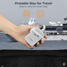 Load image into Gallery viewer, Small Flat Plug Power Strip, TESSAN Ultra Thin Extension Cord with 3 USB Wall Charger (1 USB C), 3 Outlets Mini Charging Station, 5 ft Slim Plug for Cruise Travel Office School Dorm Room Essentials