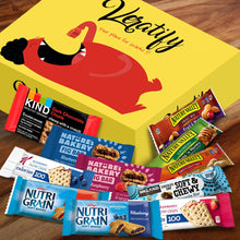 Load image into Gallery viewer, Veratify - Healthy Mixed Snack Box &amp; Snacks Gift Variety Basket - Perfect for Men, Women, Adults, Office, School, College, Work - Variety Assortment Gift Basket - (Gift Care Package 66 Count)