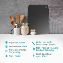 Load image into Gallery viewer, Dishwasher Safe Cutting Boards for Kitchen - Large Composite Wood Cutting Boards - Thin, BPA Free &amp; Eco-Friendly Chopping Board (14.5 x 11.25 Inch, Natural)