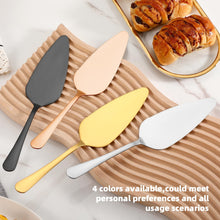 Load image into Gallery viewer, 4 Pcs Gold Cake Cutting Set, Premium Cake Cutter &amp; Pie Server Set for Wedding, Thickened Stainless Steel Cake Knife and Server with Rounded Edges, Pie Server Spatula Birthday Christmas Gift