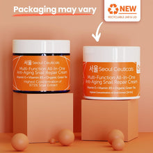 Load image into Gallery viewer, SeoulCeuticals Kojic Acid Serum + Snail Mucin Cream - Korean Anti Aging Skincare Set