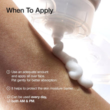 Load image into Gallery viewer, ANUA 3 Ceramide Panthenol Moisture Barrier Cream, Hydrating Face Moisturizer for Normal Skin, Panthenol, Ceramide, Centella for Skin Barrier Non Comedogenic, Korean Skincare (100ml/ 3.38 fl. oz.)