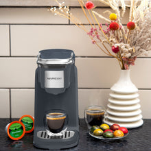 Load image into Gallery viewer, Mixpresso 2 in 1 Coffee Brewer, Single Serve &amp; Personal Coffee Maker, Compact Size Mini, Quick Brew Technology, 14oz Red