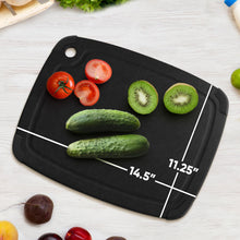 Load image into Gallery viewer, Dishwasher Safe Cutting Boards for Kitchen - Extra Large Composite Wood Cutting Board with Non-Slip Feet &amp; Juice Groove - Thin &amp; Lightweight Eco-Friendly Chopping Board (18&quot; × 12&quot;, Natural)