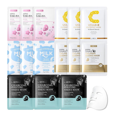 Face Mask, Korean Face Mask, Collagen Mask, Facial Mask for Glass Skin Hydrating, Moisturizing and Firming 25ml/30ml 15pcs