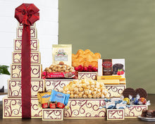 Load image into Gallery viewer, Wine Country Gift Baskets the Tower of Sweets Gift Tower