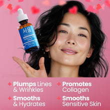 Load image into Gallery viewer, SeoulCeuticals Korean Hyaluronic Acid Serum For Face - High Molecular Weight &amp; Low Molecular Weight Hyaluronic Acid - Centella Serum + Propolis. 1oz
