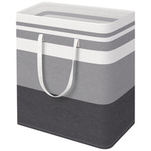 Load image into Gallery viewer, HomeHacks 3-Pack Large Laundry Basket, Waterproof, Freestanding Laundry Hamper, Collapsible Tall Clothes Hamper with Extended Handles for Clothes Toys in the Dorm and Family-(Gradient Grey, 88L)