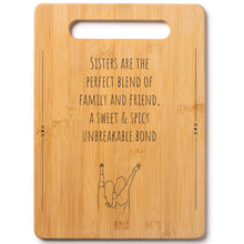 Load image into Gallery viewer, Housewarming Gifts for New Home - Bamboo Cutting Board with Engraved Message - New Home Essentials for Homeowners, Couples, Friends, or Family - Decorative Kitchen Gift Board, 12&quot; x 8&quot;