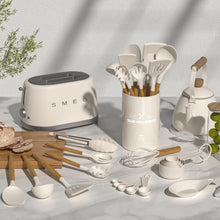 Load image into Gallery viewer, Umite Chef Kitchen Cooking Utensils Set, 33 pcs Non-Stick Silicone Cooking Kitchen Utensils Spatula Set with Holder, Wooden Handle Silicone Kitchen Gadgets Utensil Set (Khaki)