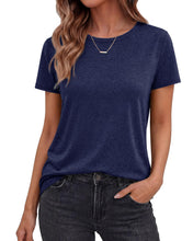 Load image into Gallery viewer, TNNZEET Tshirts for Women - Short Sleeve Spring Summer Tops Loose Fit Shirts Casual Clothes Basic Tees for Vacation 2026