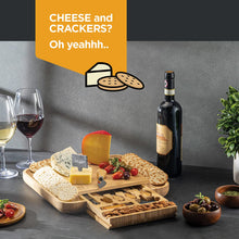 Load image into Gallery viewer, Charcuterie Board Gift Set - Bamboo Cheese Board and Knife Set - Housewarming Gifts for New Home, Wedding Gifts for Couples 2025, Bridal Shower Gifts, Birthday Gifts for Women