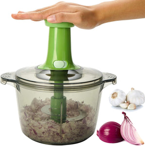 Brieftons Salad Spinner (6.2-Quart) & Brieftons Express Food Chopper (8.5-Cup)