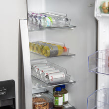 Load image into Gallery viewer, ClearSpace Adjustable Can Organizer for Refrigerator - Expandable Soda Can Dispenser Design Fits Most Cabinets, Pantries, &amp; Refrigerators - Organize Beverages, Soup, &amp; Canned Goods Easily, 4 Pack