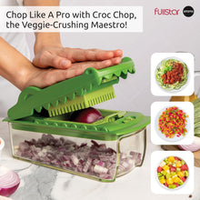 Load image into Gallery viewer, NEW Fullstar X OTOTO Croc Chop Vegetable Chopper &amp; Slicer - Multifunctional Food Chopper, Crocodile Onion Cutter, Cool Kitchen Gadgets &amp; Housewarming Gifts
