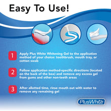 Load image into Gallery viewer, Plus White Speed Whitening Gel - 5 Minute Results - Professional at Home Teeth Whitening w/Dentist Approved Ingredient &amp; Tooth Stain Remover (2 oz)
