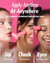 Load image into Gallery viewer, KAHI Kisstin Pink Face Balm Moisturizer Lip and Check Stick + Face Highlighters &amp; Luminizers | Nourishing Miracle Balm Korean Lip Moisturizer Cheek Blush Pink Makeup Highlighter Stick (0.30 fl oz, EA)