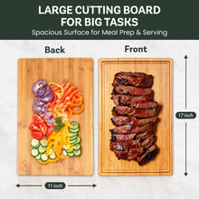 Load image into Gallery viewer, Personalized Cutting Board - Custom Bamboo Engraved Charcuterie Boards - Best Gift for Wedding, Bridal Shower, Engagement, Anniversary, Housewarming - Gift Idea for Couples, Parents, Family