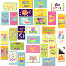 Load image into Gallery viewer, Xuhal 60 Pcs Inspirational Magnets Bulk Rectangle Positive Affirmation Magnets Decals Decorative Inspiring Quotes Fridge Magnetic Stickers for Adults Students Team Motivational Gifts (Classic)
