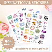 Load image into Gallery viewer, Comkiso Gratitude Journal with 4 Inspirational Stickers: Undated Daily Gratitude Journal for Women and Men - More Happiness, Affirmation, and Mindfulness in A Few Minutes with Prompts &amp; Quotes (Beige)