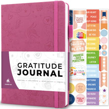 Load image into Gallery viewer, Clever Fox Gratitude Journal – Happiness, Positivity &amp; Affirmation Daily Journal – Inspirational Daily Notebook – 3 Months, A5 (Aquamarine)