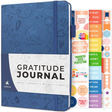 Load image into Gallery viewer, Clever Fox Gratitude Journal – Happiness, Positivity &amp; Affirmation Daily Journal – Inspirational Daily Notebook – 3 Months, A5 (Aquamarine)
