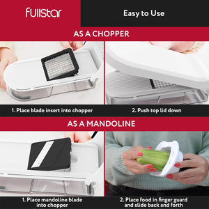 fullstar Bundle: Compact Chopper and 50pc Food Containers