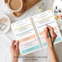 Load image into Gallery viewer, The Gratitude Journal for Women &amp; Men, Hardcover Spiral 5 Minute Daily Gratitude Journal for More Happiness, Optimism, Affirmation &amp; Reflection with Prompts &amp; Quotes, Undated Daily Journals(93 pages / 3 months supply) Gifts