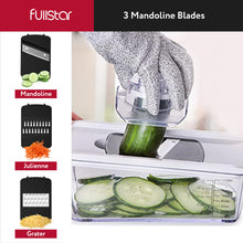 Load image into Gallery viewer, Fullstar Vegetable Chopper, Mandoline Slicer - Cheese Grater, Food Chopper with Container, Kitchen Gadgets, Home Essentials (6-in-1, White/Black)