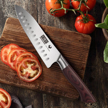 Load image into Gallery viewer, Fillet Knife 7 Inch, Professional High Carbon Stainless Steel Boning Knife for Meat, Ultra Sharp Japanese Fish Fillet Knives with Ergonomic Wood Handle