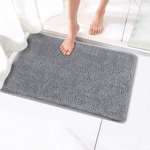 Load image into Gallery viewer, Secura Bathroom Rugs, 47 x 28 Inches, Extra Soft &amp; Thick, Absorbent Water Bath Mat, Machine Washable Non-Slip Bath Mats for Bathroom, Shower, and Tub, Home Decor Accessories (Gray)