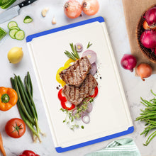 Load image into Gallery viewer, Large Cutting Boards for Kitchen - 18 x 12 Inch Plastic Dishwasher Safe Cutting Board with Deep Juice Groove - Non-Slip, Durable Carving Board for Vegetables, Fruits and Meats