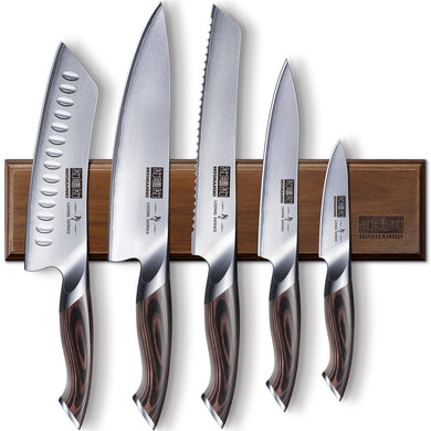 3.75 inch Paring Knife, Japanese High Carbon Stainless Steel Small Kitchen Knives, Ultra Sharp Fruit Knife with Ergonomic Pakkawood Handle